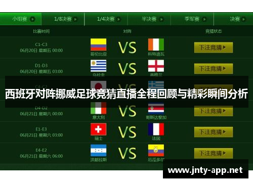 西班牙对阵挪威足球竞猜直播全程回顾与精彩瞬间分析